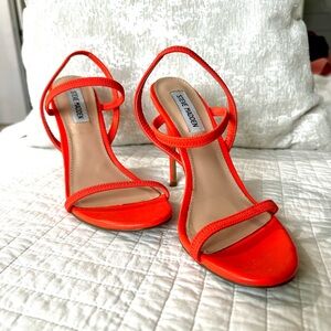 Steve Madden Women's Orange Strappy Heels